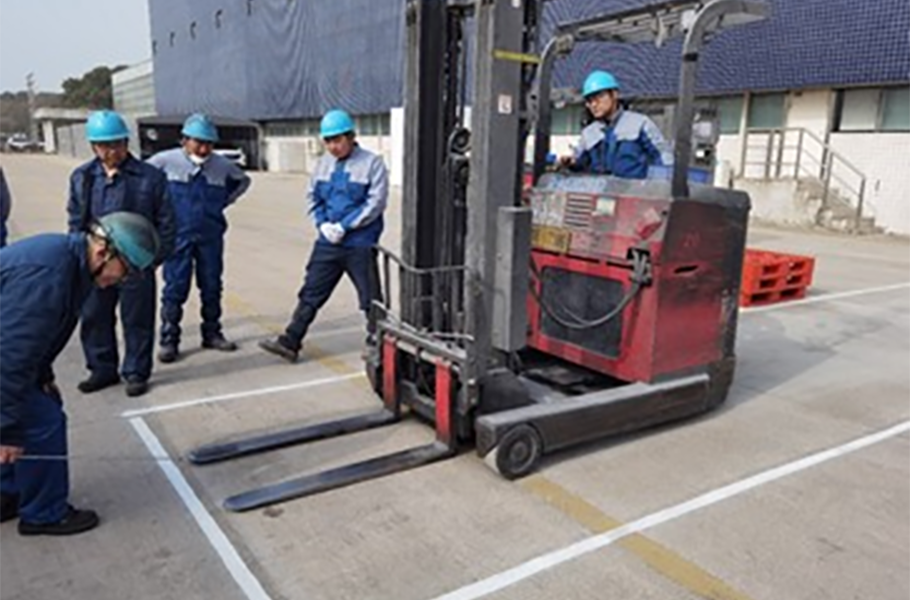 蘇州住友電木 フォークリフト技能競技大会